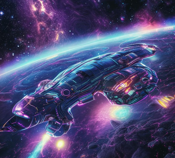 宇宙探索的黑科技壁纸